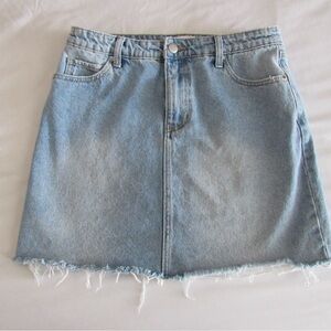 Abound Blue A-Line Mini Skirt Casual